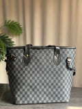 ZEMIMAAS Checkered Black canvas tote bag, view 6
