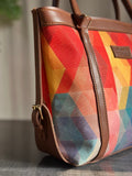 ZEMIMAAS Prism canvas tote bag, view 6