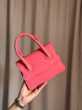 ZEMIMAAS Muffin Bright Pink pu leather handbag, view 4
