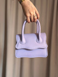 ZEMIMAAS Muffin Lilac pu leather handbag, view 4