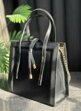 ZEMIMAAS Mini City Black pu leather shoulder bag, view 5