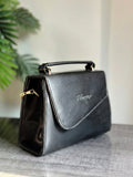 ZEMIMAAS Royal Box Black pu leather handbag