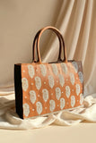 Zemimaas Embroidery Tote Bag Daily Carry - Mustard