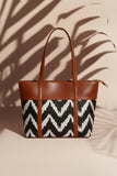 ZEMIMAAS Shoulder Canvas Bag ZigWave – Brown