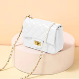 ZEMIMAAS Docklock White pu leather crossbody bag, view 5